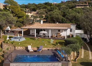 Una piscina riscaldata