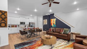 Smart TV, fireplace, offices