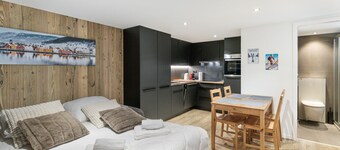 Elegant studio in the heart of the Alps