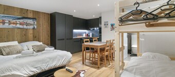 Elegant studio in the heart of the Alps