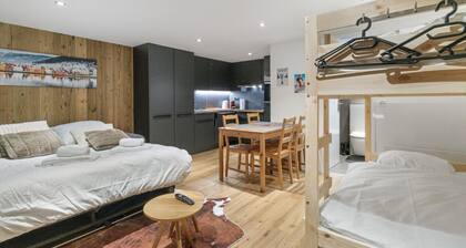 Elegant studio in the heart of the Alps