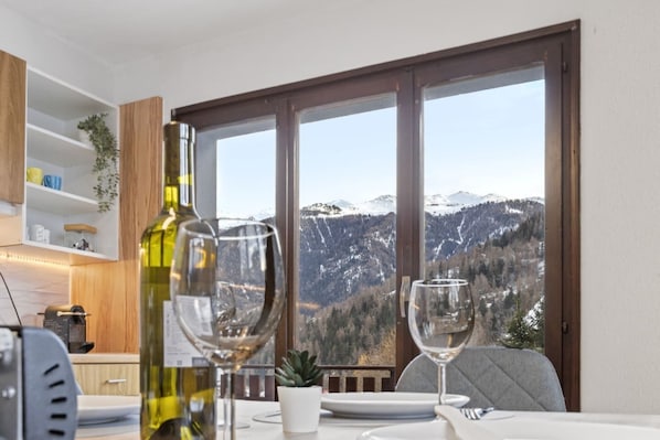 Dining - Beautiful apartment with alpine view (Nendaz)