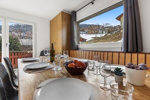Dining - Bel appartement avec vue alpine (Nendaz)
