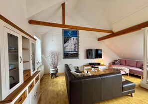 Télévision, livres, chaîne hi-fi