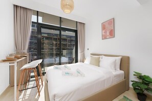 1 غرفة نوم ومكواة/لوح كي وسرير سفر وواي فاي