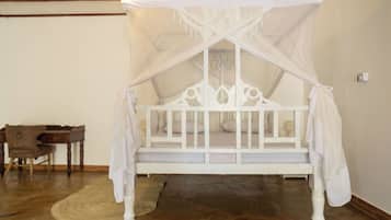 Family Double Room, Patio, Pool View | Desk, laptop workspace, free WiFi