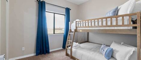 3 bedrooms, iron/ironing board, travel cot, WiFi