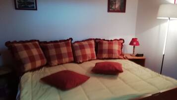 2 slaapkamers, een strijkplank/strijkijzer