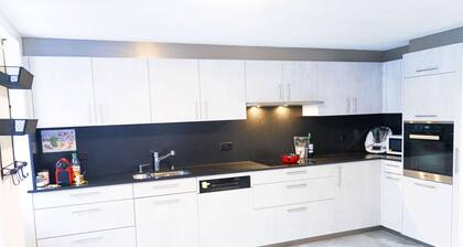 Gruyère House with Fireplace and Views of the Alps