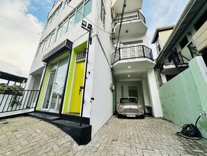 Voorkant van accommodatie