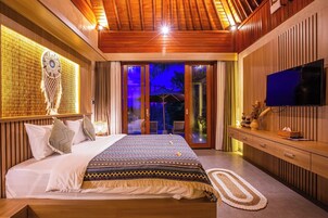 Vila luxo, 1 quarto, vista para o oceano | Cortinas blackout, Wi-Fi de cortesia, roupa de cama