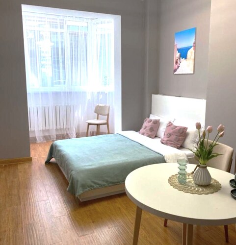 Cozy studio Space Apart Astana C3B in the Baiterek area