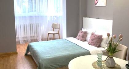 Cozy studio Space Apart Astana C3B in the Baiterek area