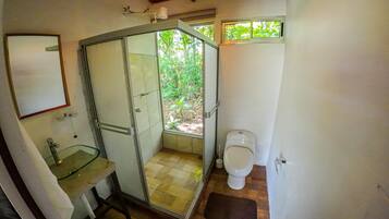 Towels, soap, toilet paper