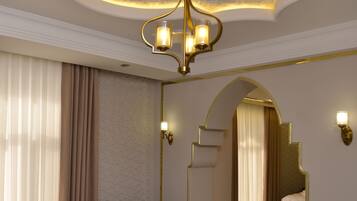 1 ห้องนอน, มินิบาร์, ตู้นิรภัยในห้องพัก, ห้องพักตกแต่งอย่างมีเอกลักษณ์