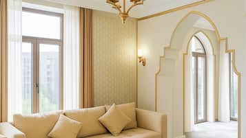 Luksussuite, balkong, kanalutsikt | Gateutsikt