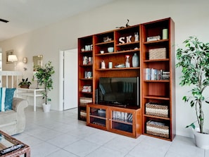 Smart TV - Our House at The Beach C222, 2-bedroom condo just steps from Siesta Key Beach (Siesta Key)
