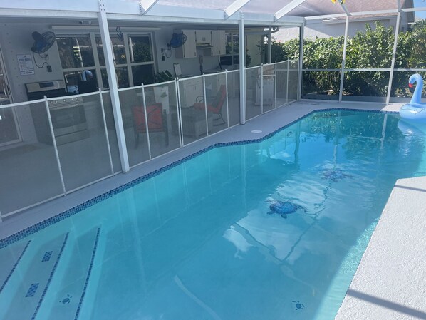 Beheizter Pool