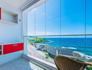 Interior - Bedsitter with Sea View, 300m from Farol da Barra (Salvador)