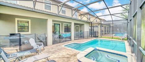 Una piscina climatizada