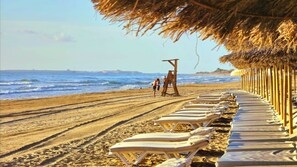 Beach nearby, beach towels