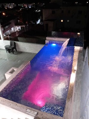 Pool - Spacious 3-bedroom apartment with private pool and terrace, WiFi, AC and more.  (Santo Domingo Este)