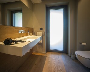 Shower, hair dryer, bidet, towels - Stunning design apartment in villa, with all amenities, close to hundred. (Frosinone)