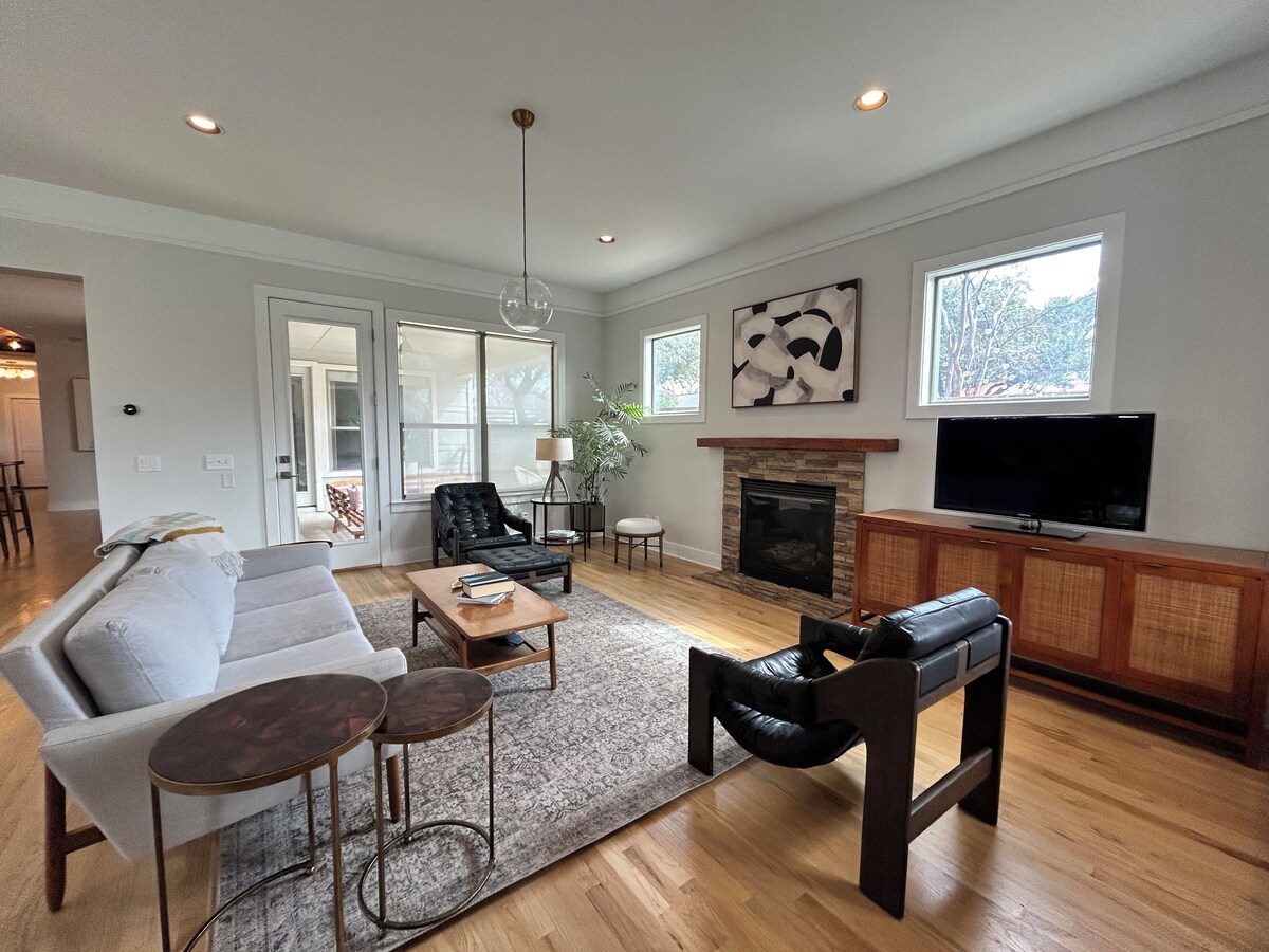Gorgeous Central Austin home minutes from UT and Downtown
