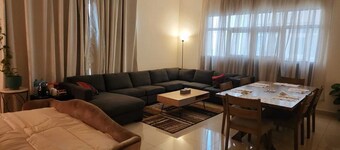 Cozy Family Room in  Abu Dhabi with Bed Space and living Room Space