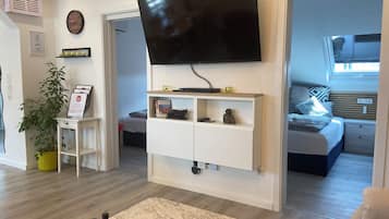 3 多间卧室、旅行婴儿床、WiFi、床单