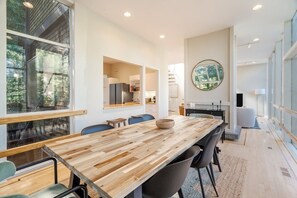 Dining - Modern Glass Treehouse Refuge in Redwoods (Mill Valley)