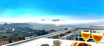 Exlusief penthouse met zeezicht in Nazaré aan de Portugese zilverkust 