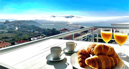 Exlusief penthouse met zeezicht in Nazaré aan de Portugese zilverkust