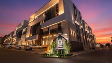 Overnatningsstedets facade