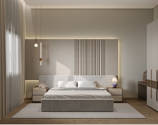 Egyptian cotton sheets, premium bedding, Select Comfort beds - Liora Hotel (Riyadh)