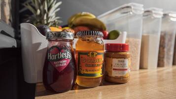 Free daily self-service breakfast