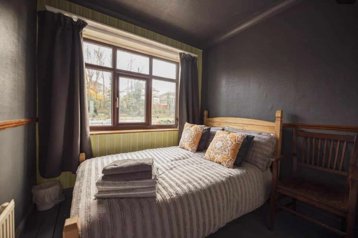 Basic Double Room, Patio | Premium bedding, memory foam beds, desk, laptop workspace