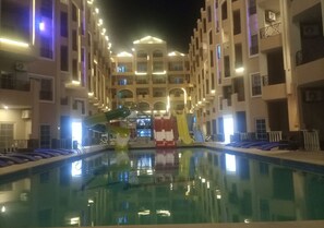 Outdoor pool - Cozy studio in Juliana beach resort - Hurghada (Red Sea Governorate)