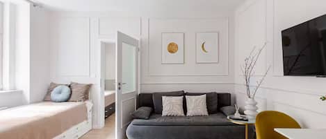 1 Schlafzimmer, Zimmersafe, Bügeleisen/Bügelbrett, Reisekinderbett