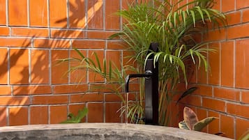 Suite estudio de lujo, alberca privada | Terraza o patio