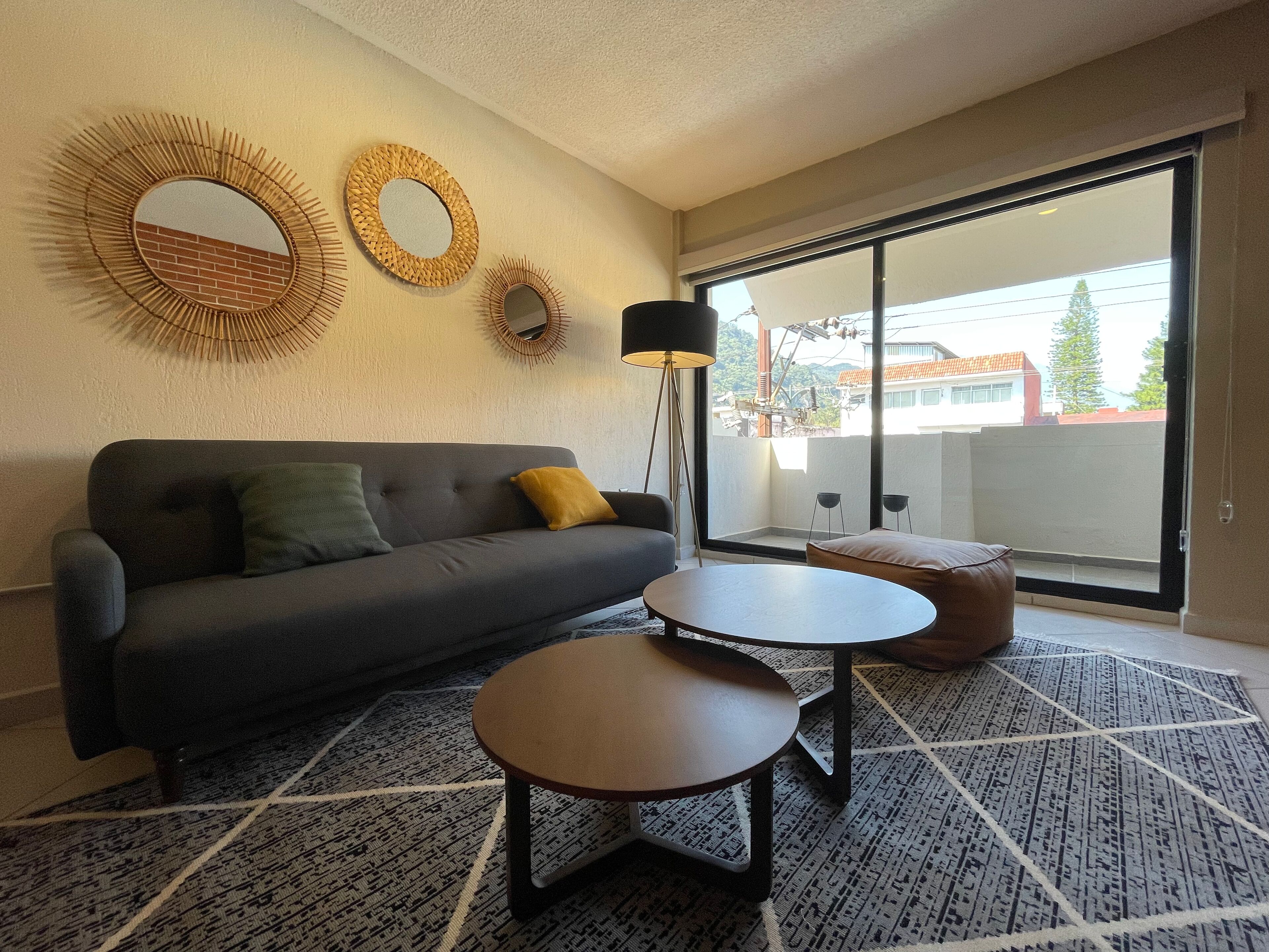 Suite estudio, balcón, vista a la ciudad | Wifi gratis 