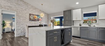 Cape Heaven, heated pool, and volleyball court, and park.