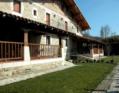 Exterior. Rural House 'Sagastietxea I' with Private Garden and Barbecue
