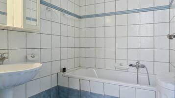 Ducha, secador de pelo, toallas