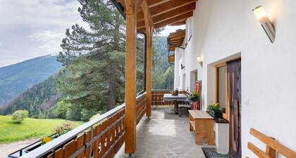 Apartment „Fragges Tscheppa“ mit Bergblick, privater Terrasse und WLAN