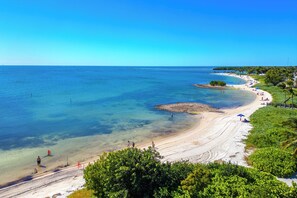 Sun-loungers, beach towels
