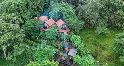 Cozy romantic cabin with jacuzzi near La Fortuna and Arenal Volcano, Costa Rica