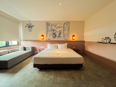 Ropa de cama de alta calidad y escritorio