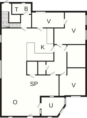 Floor plan - Charming Retreat in Ringkobing - By Traum Ferienwohnungen (Ringkobing)
