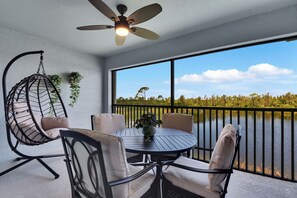 Outdoor dining - Cozy condo in tranquil Punta Gorda at Heritage Landing Golf & Country Club! (Punta Gorda)